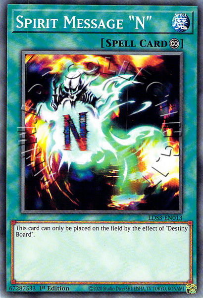Spirit Message "N"