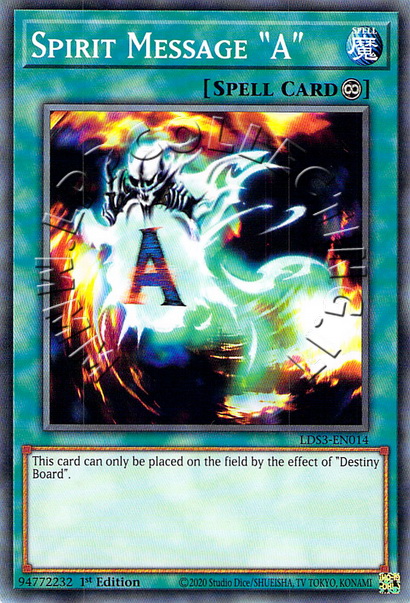 Spirit Message "A"