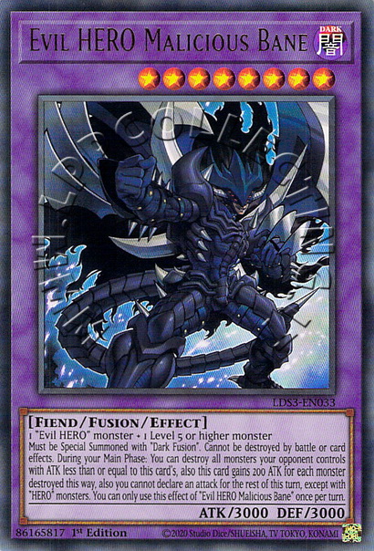 Evil HERO Malicious Bane 