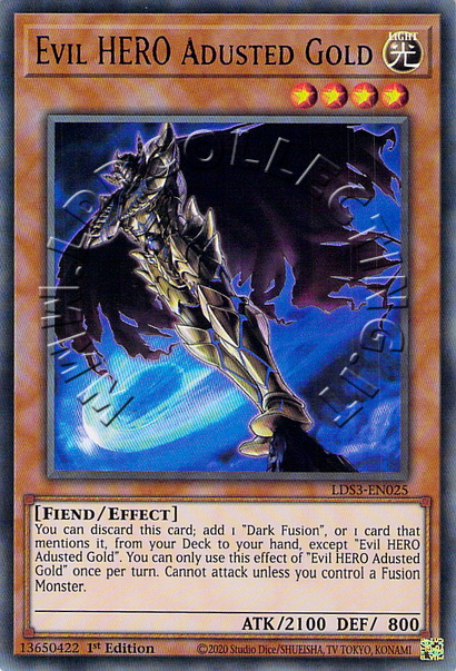 Evil HERO Adusted Gold 