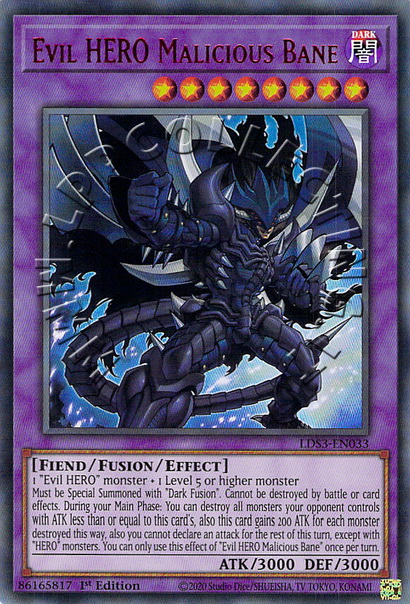 Evil HERO Malicious Bane 