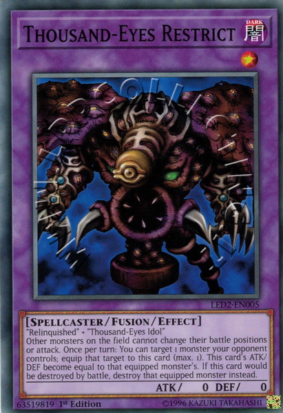 Thousand-Eyes Restrict