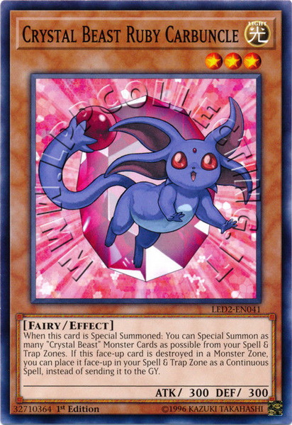 Crystal Beast Ruby Carbuncle