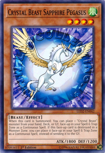 Crystal Beast Sapphire Pegasus