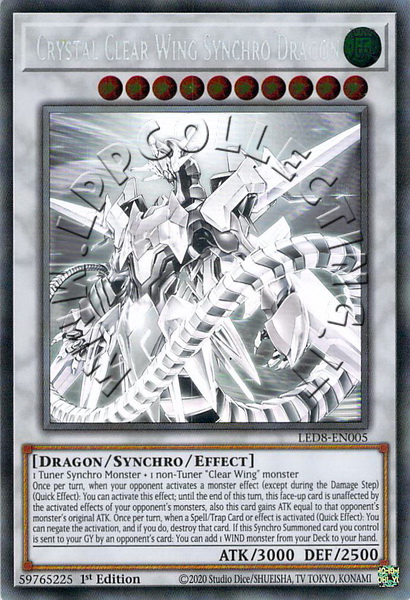 Crystal Clear Wing Synchro Dragon