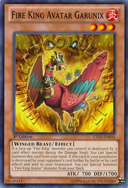 Fire King Avatar Garunix