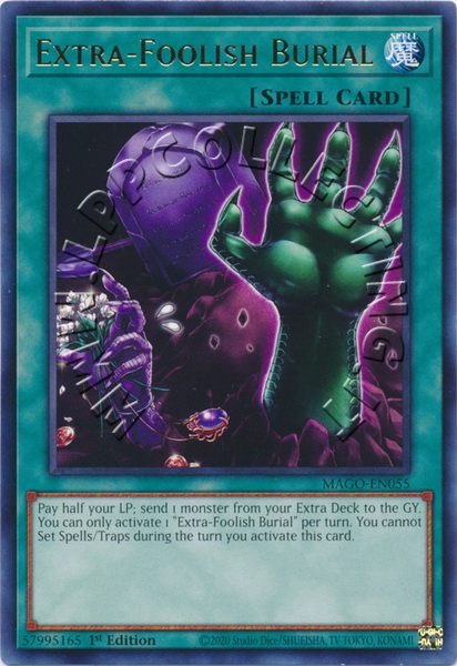 Extra-Foolish Burial
