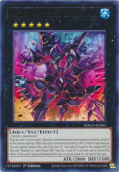 Number C101: Silent Honor DARK