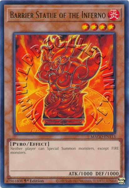 Barrier Statue of the Inferno