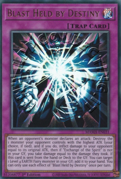 Blast Held by Destiny