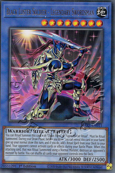 Black Luster Soldier - Legendary Swordsman