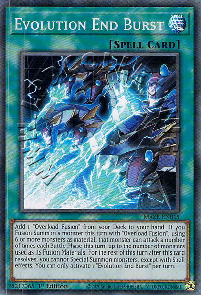 Evolution End Burst