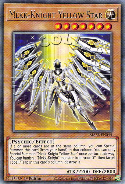 Mekk-Knight Yellow Star