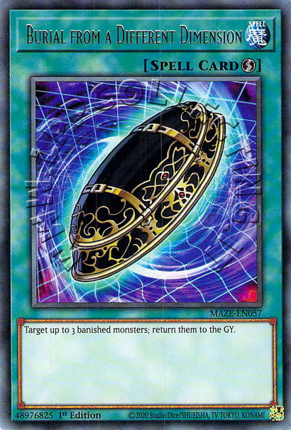 Burial from a Different Dimension