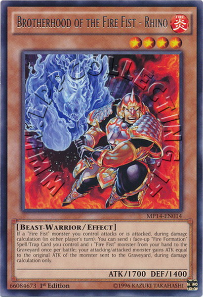 Brotherhood of the Fire Fist - Rhino