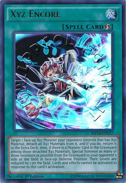 Xyz Encore