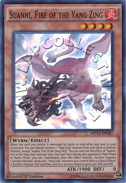 Suanni, Fire of the Yang Zing