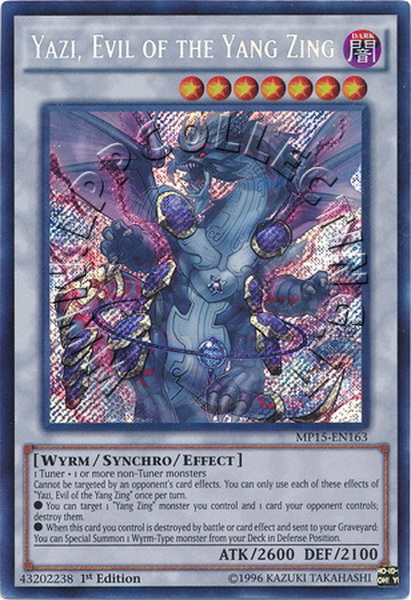 Yazi, Evil of the Yang Zing
