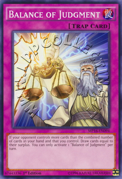 Balance of Judgment