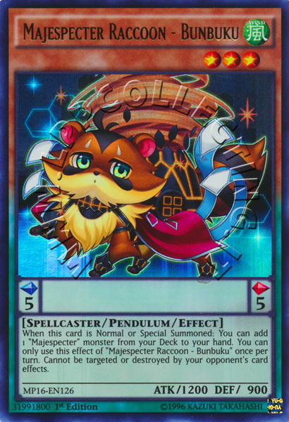 Majespecter Raccoon - Bunbuku