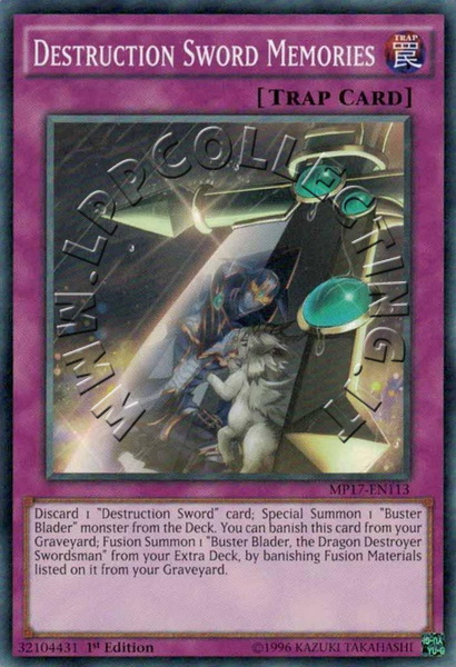 Destruction Sword Memories