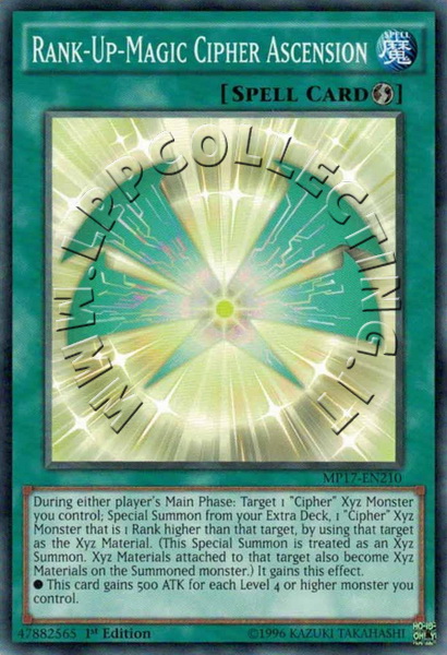Rank-Up-Magic Cipher Ascension