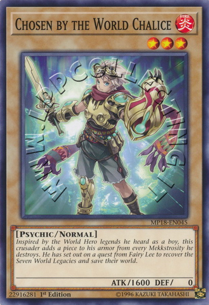 Chosen by the World Chalice