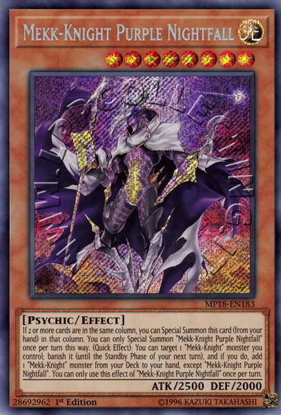 Mekk-Knight Purple Nightfall