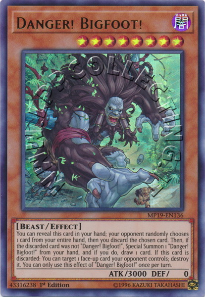 Danger! Bigfoot!
