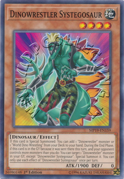 Dinowrestler Systegosaur