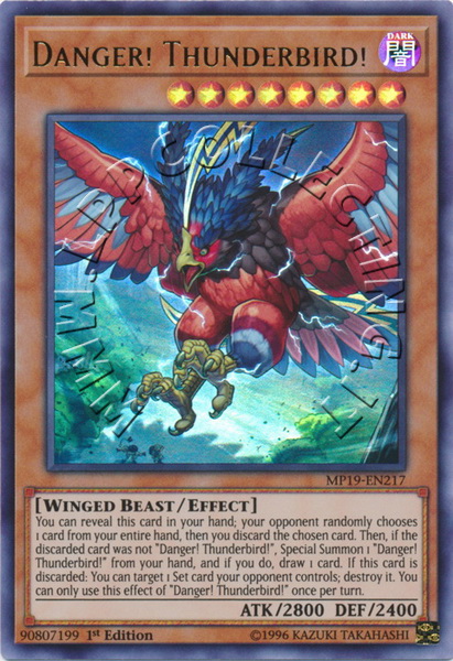 Danger! Thunderbird!