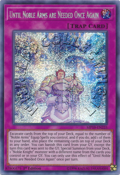 Until Noble Arms are Needed Once Again