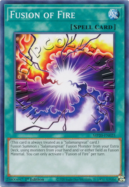 Fusion of Fire