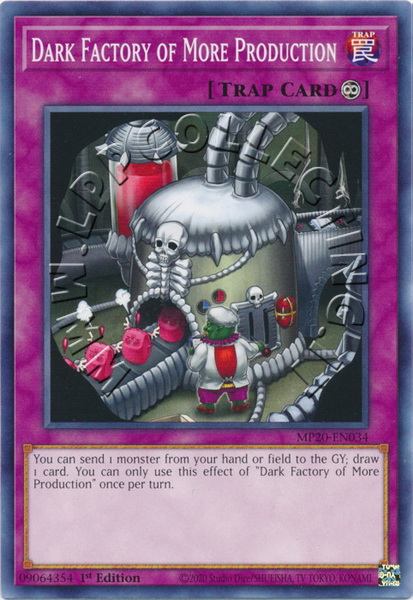 Dark Factory of More Production