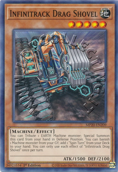 Infinitrack Drag Shovel