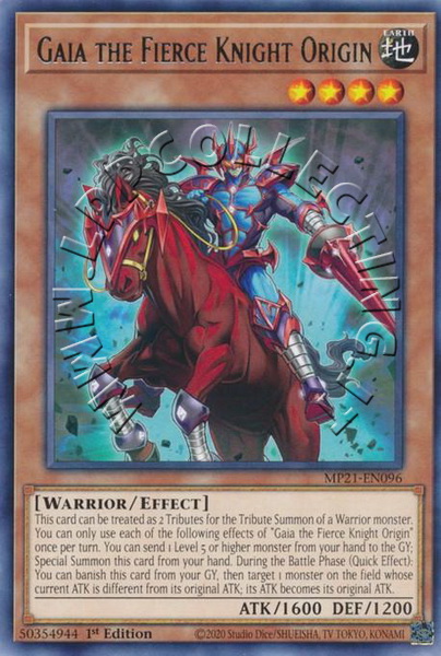 Gaia the Fierce Knight Origin