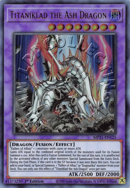 Titaniklad the Ash Dragon