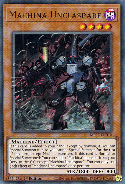 Machina Unclaspare 