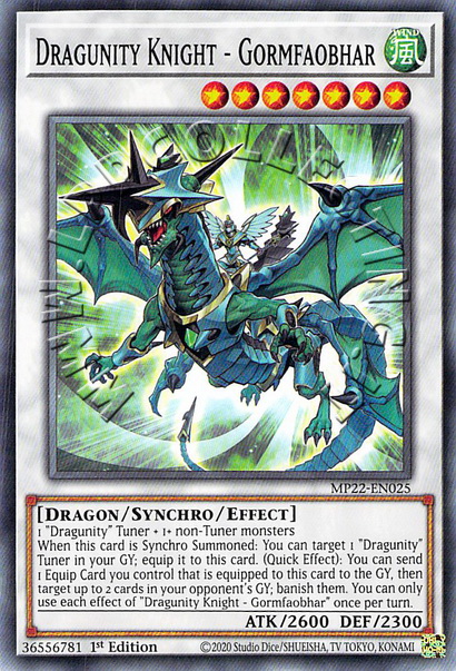 Dragunity Knight - Gormfaobhar 