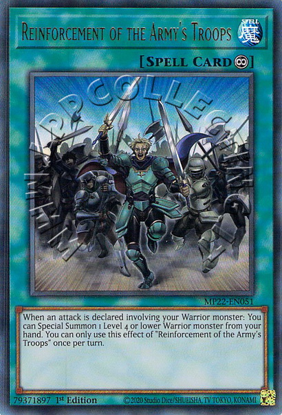 Reinforcement of the Army
