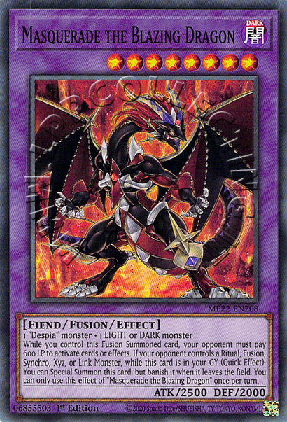 Masquerade the Blazing Dragon