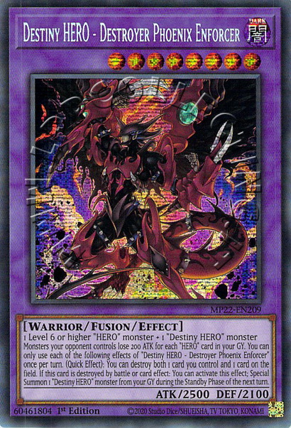 Destiny HERO - Destroyer Phoenix Enforcer