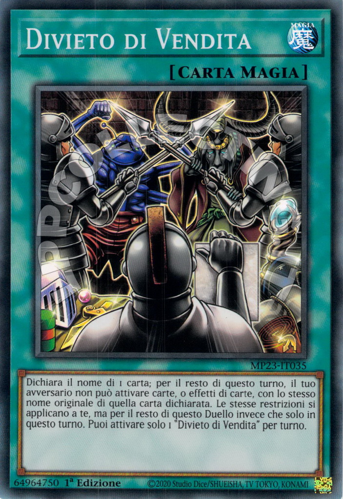 Sales Ban 
