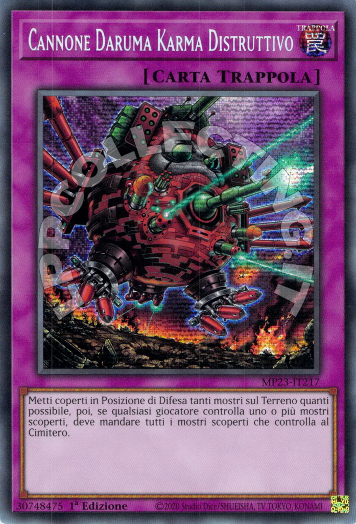 Destructive Daruma Karma Cannon 