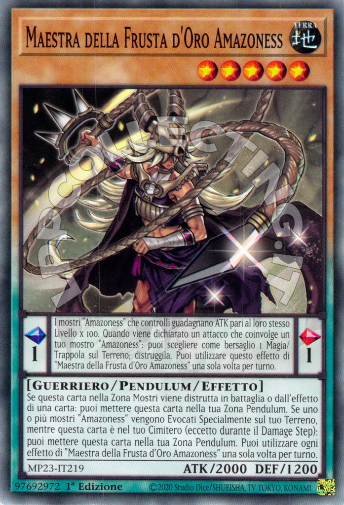 Amazoness Golden Whip Master