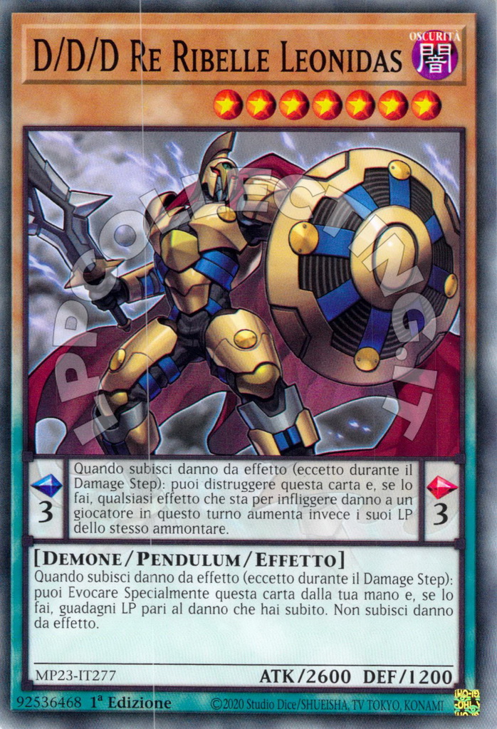 D/D/D Rebel King Leonidas