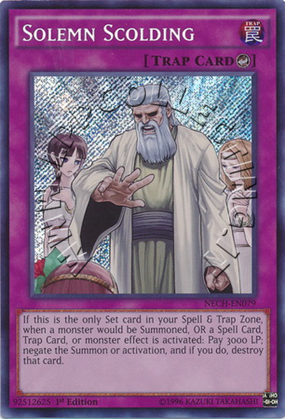 Solemn Scolding