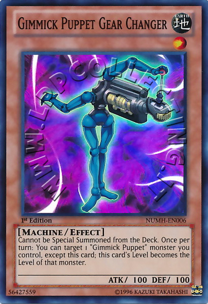 Gimmick Puppet Gear Changer