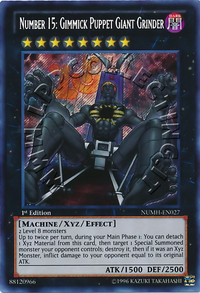 Number 15: Gimmick Puppet Giant Grinder