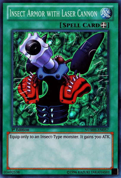 Insect Armor with Laser Cannon